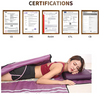 3 Zone Far Infrared Sauna Blanket with Bain Stones Certification